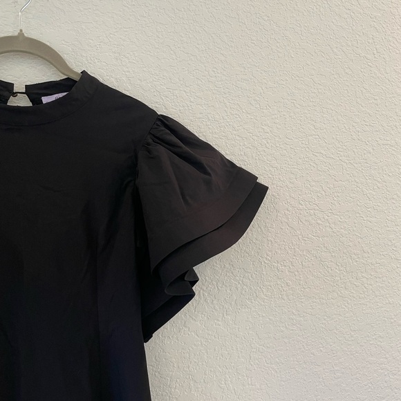 Eien Double Bell Sleeve Small Cocktail Midi Dress Size Small - Picture 3 of 12